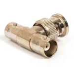 Adaptador T BNC hembra a 2 BNC macho