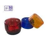 BALIZA ESTROBOSCOPICA 9~24VDC ROJA AZUL AMARILLA