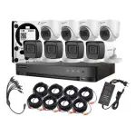 HIKVISION KIT ANALOGO 1080P DVR 8CH 4Domo+4Bala + 1TB