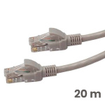 Patch cord Ct5e 20  mts gris