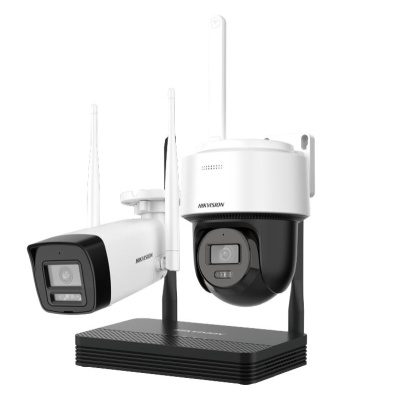 KIT INALAMBRICO HIKVISION WIFI 2MP NVS 4CH SD +1 BULLET 2MP +1 PT 2MP NKS422W03H